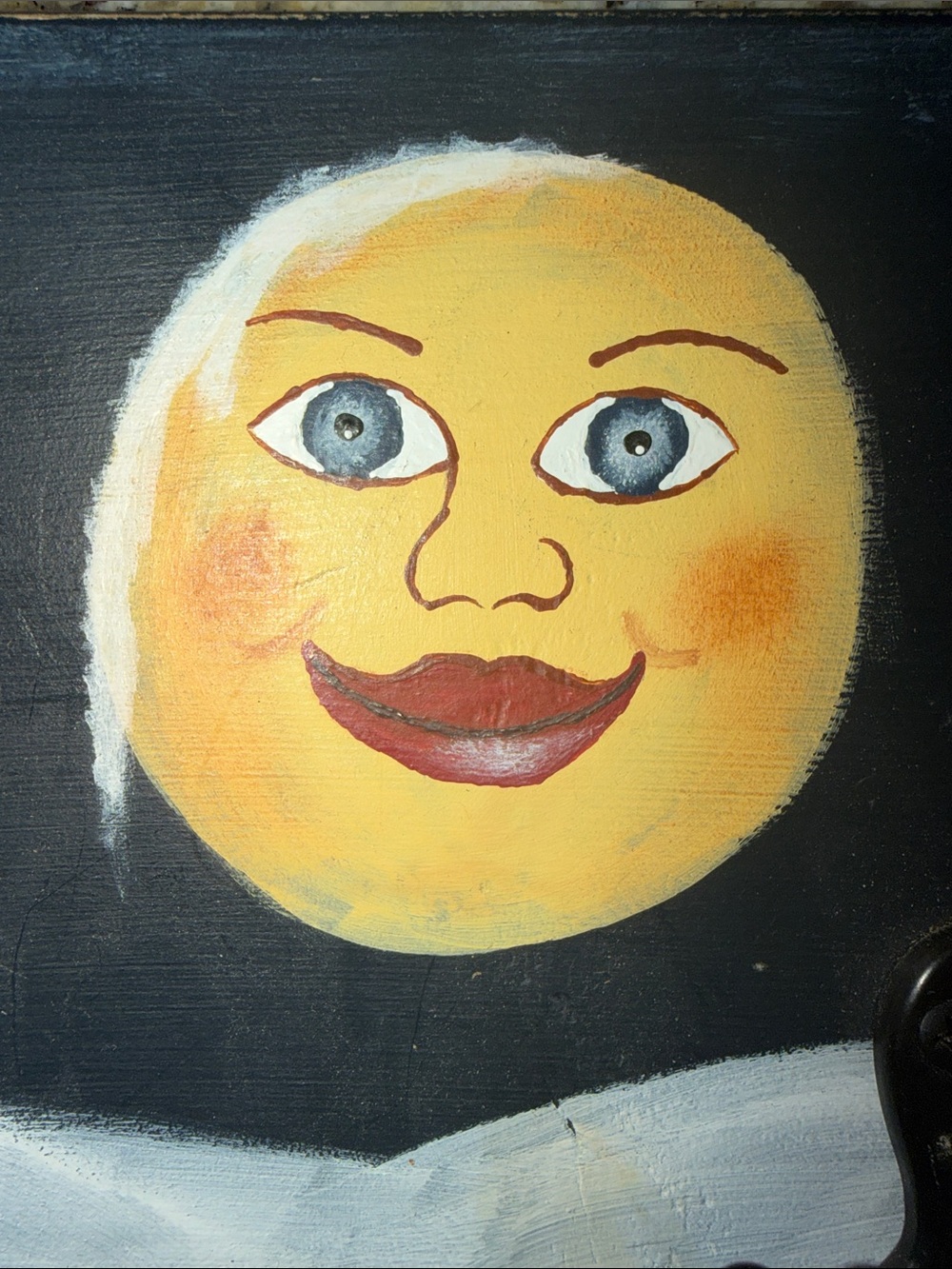 Wall Hook Rack - hand painted - Picture 3 of 6